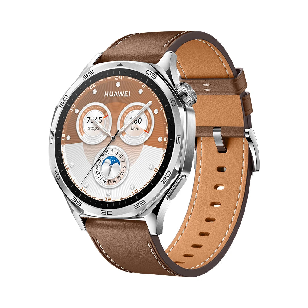 ساعة HUAWEI Watch GT 4/GT 5 الذكية، عمر بطارية يصل إلى 14 يومًا، تتبع الصحة، متوافقة مع أنظمة iOS وAndroid