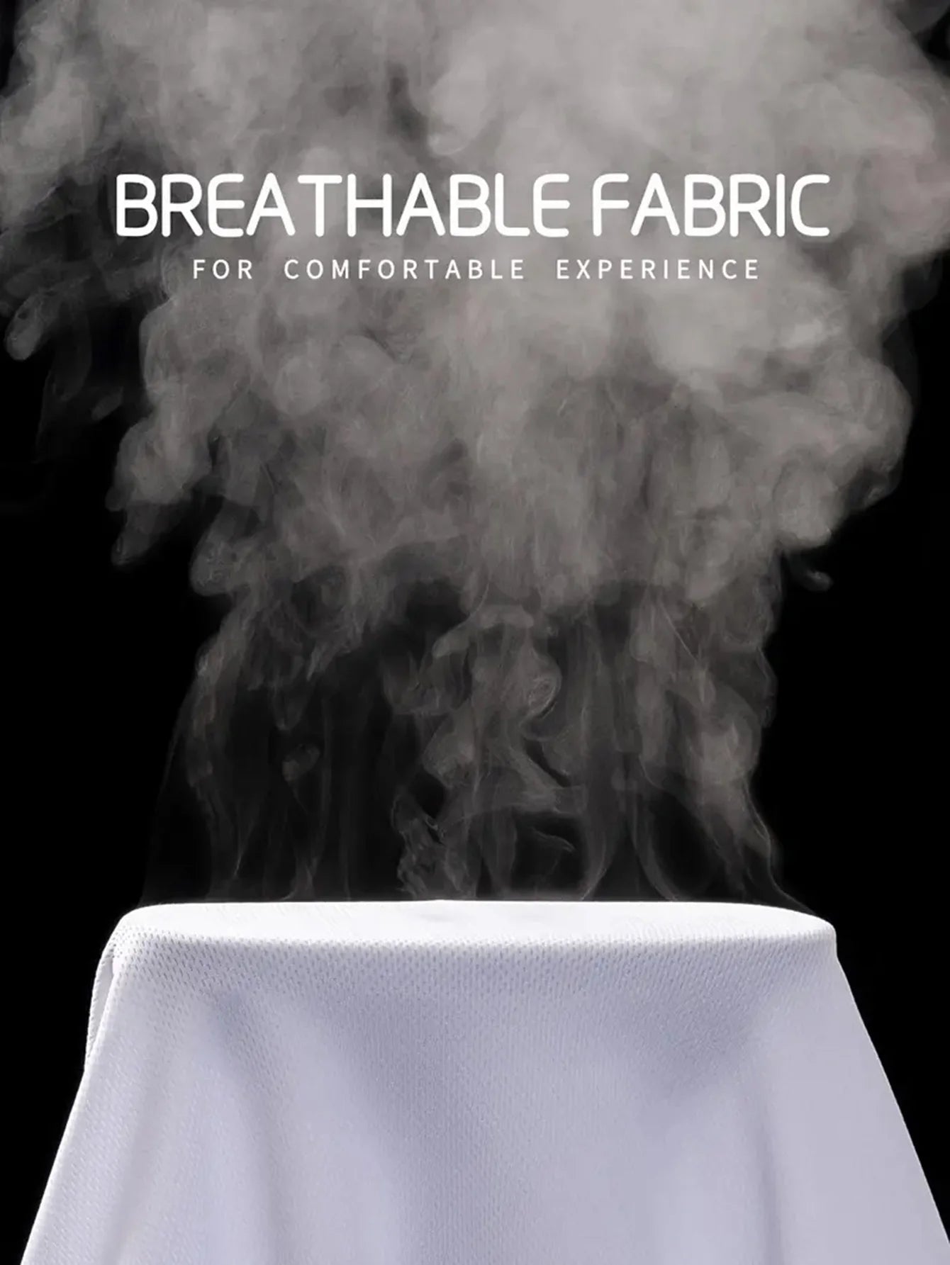 تي شيرت رجالي أبيض خفيف الوزن سريع الجفاف قابل للتنفس وممتص للعرق، برقبة دائرية، مكون من 7 قطع، مناسب لصالة الألعاب الرياضية واللياقة البدنية