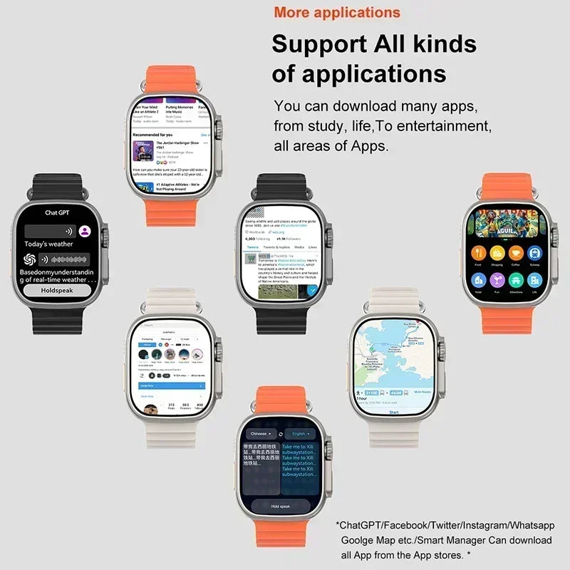 ساعة ذكية DT Ultra 3 Pro جديدة لعام 2025 مزودة بنظام تحديد المواقع العالمي (GPS) من جوجل وذاكرة 32 جيجابايت وموسيقى وفيديو وNFC وبلوتوث ومكالمات مقاومة للماء تعمل بنظامي Android وiOS 