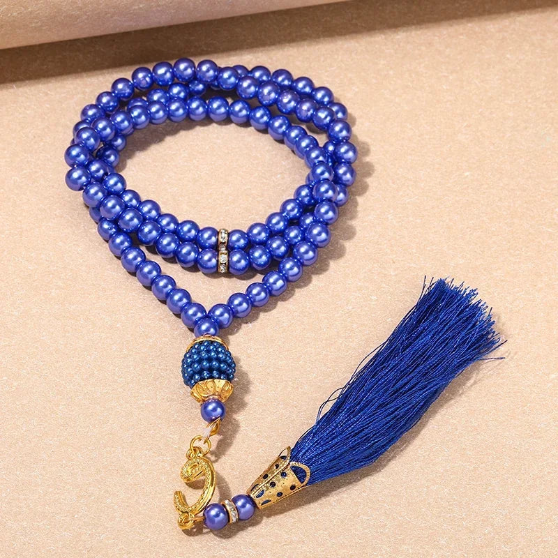 مسبحة صلاة إسلامية جديدة مقاس 8 سم، 33 حبة سوداء من حصوات المرارة، خرز تسبيح إسلامي، خيط عربي، إكسسوارات مهرجانات للرجال والنساء في تركيا 