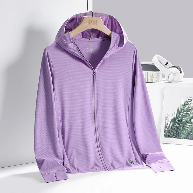 ملابس واقية من الشمس للرجال والنساء، سترات صيفية جديدة رقيقة للخارج، قابلة للتنفس، مقاومة للأشعة فوق البنفسجية، سريعة الجفاف 