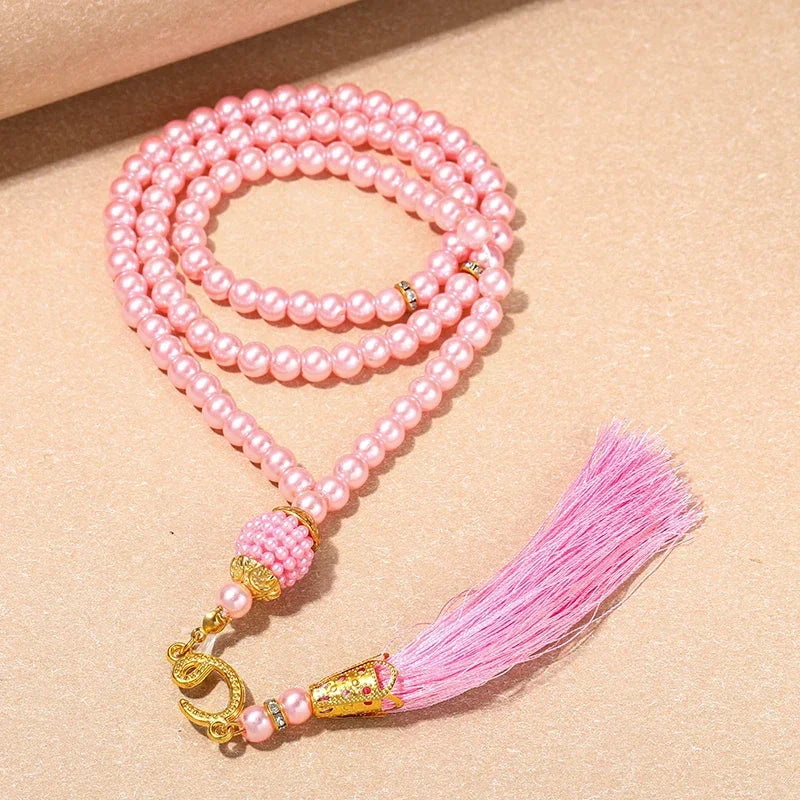 مسبحة صلاة إسلامية جديدة مقاس 8 سم، 33 حبة سوداء من حصوات المرارة، خرز تسبيح إسلامي، خيط عربي، إكسسوارات مهرجانات للرجال والنساء في تركيا 