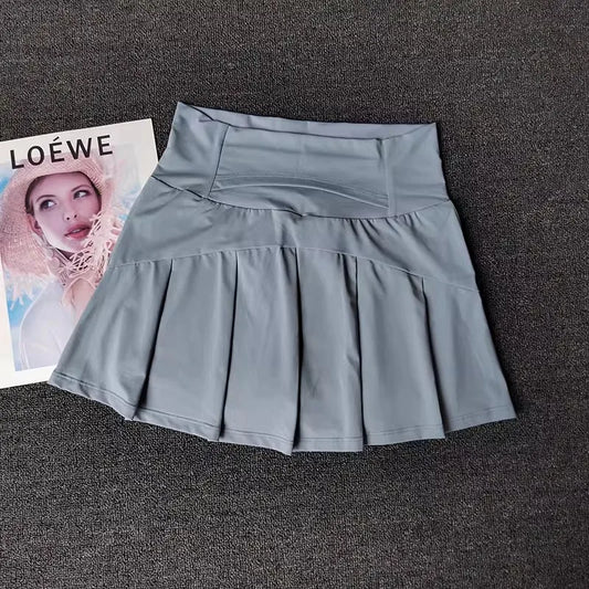 تنورة تنس نسائية، شورت عالي الخصر، تنورة رياضية، شورت رياضي، تنورة يوغا للياقة البدنية، تنانير رياضية للجري، ملابس جولف، تنورة