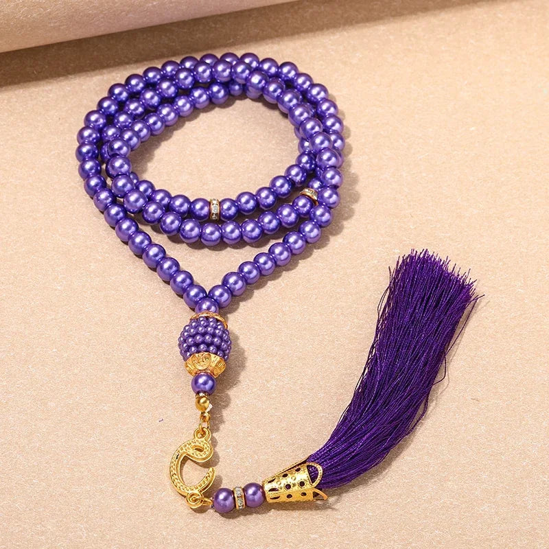 مسبحة صلاة إسلامية جديدة مقاس 8 سم، 33 حبة سوداء من حصوات المرارة، خرز تسبيح إسلامي، خيط عربي، إكسسوارات مهرجانات للرجال والنساء في تركيا 