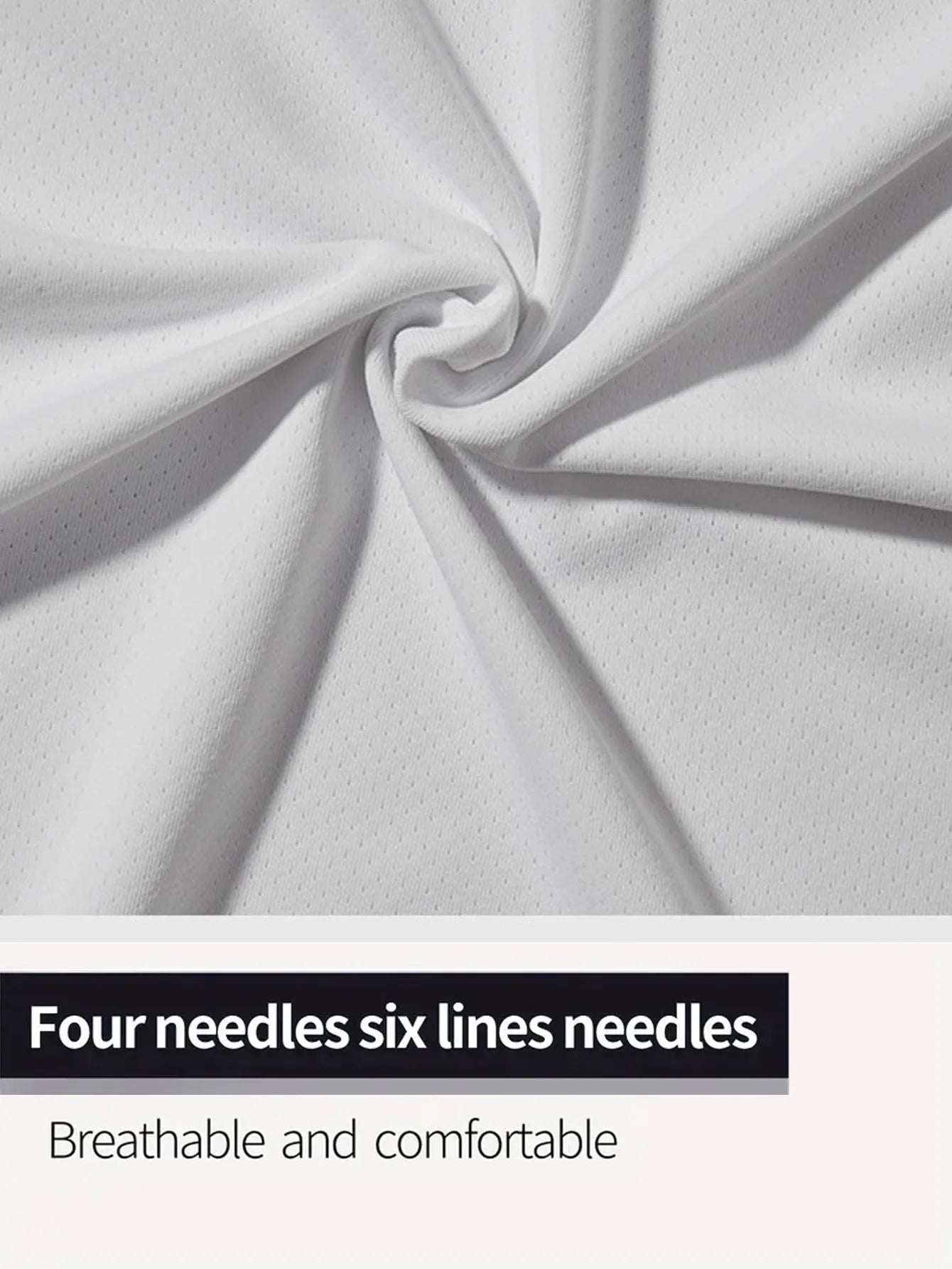 تي شيرت رجالي أبيض خفيف الوزن سريع الجفاف قابل للتنفس وممتص للعرق، برقبة دائرية، مكون من 7 قطع، مناسب لصالة الألعاب الرياضية واللياقة البدنية 