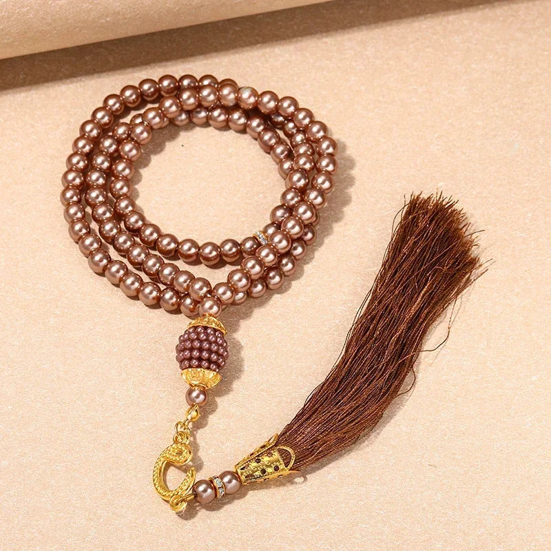 مسبحة صلاة إسلامية جديدة مقاس 8 سم، 33 حبة سوداء من حصوات المرارة، خرز تسبيح إسلامي، خيط عربي، إكسسوارات مهرجانات للرجال والنساء في تركيا 