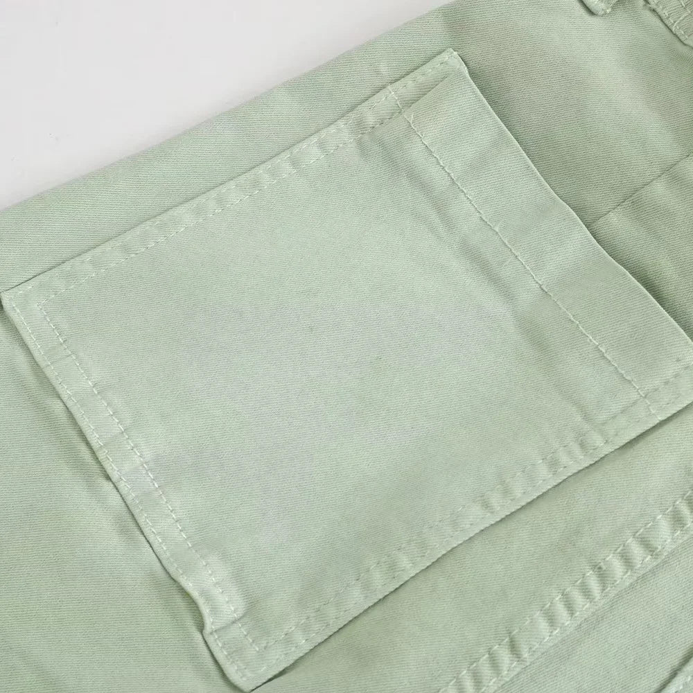 بنطلون جينز نسائي جديد 2023 عالي الجودة وعصري بخصر عالٍ وساق واسعة مستقيمة