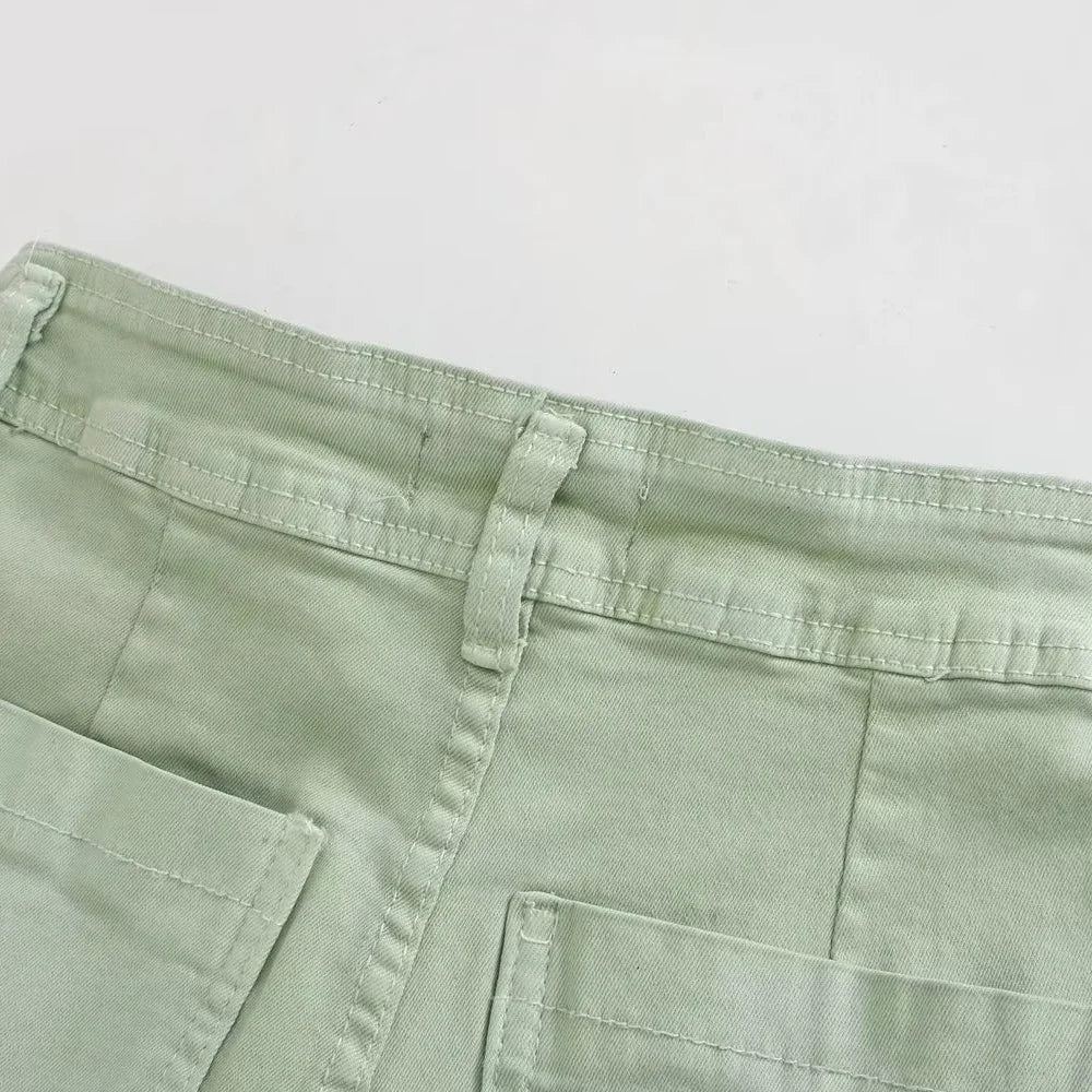 بنطلون جينز نسائي جديد 2023 عالي الجودة وعصري بخصر عالٍ وساق واسعة مستقيمة