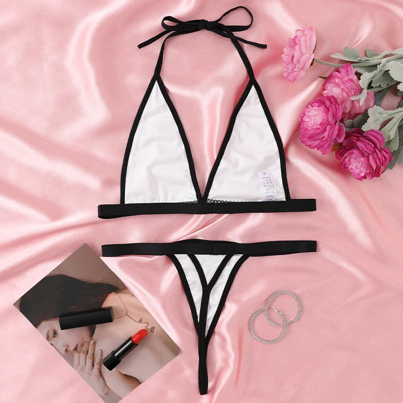 2024 ملابس سباحة نسائية بيكيني صغير مثير ملابس سباحة نسائية مجموعة بيكيني برازيلي بكيني ثونغ ملابس سباحة للشاطئ 